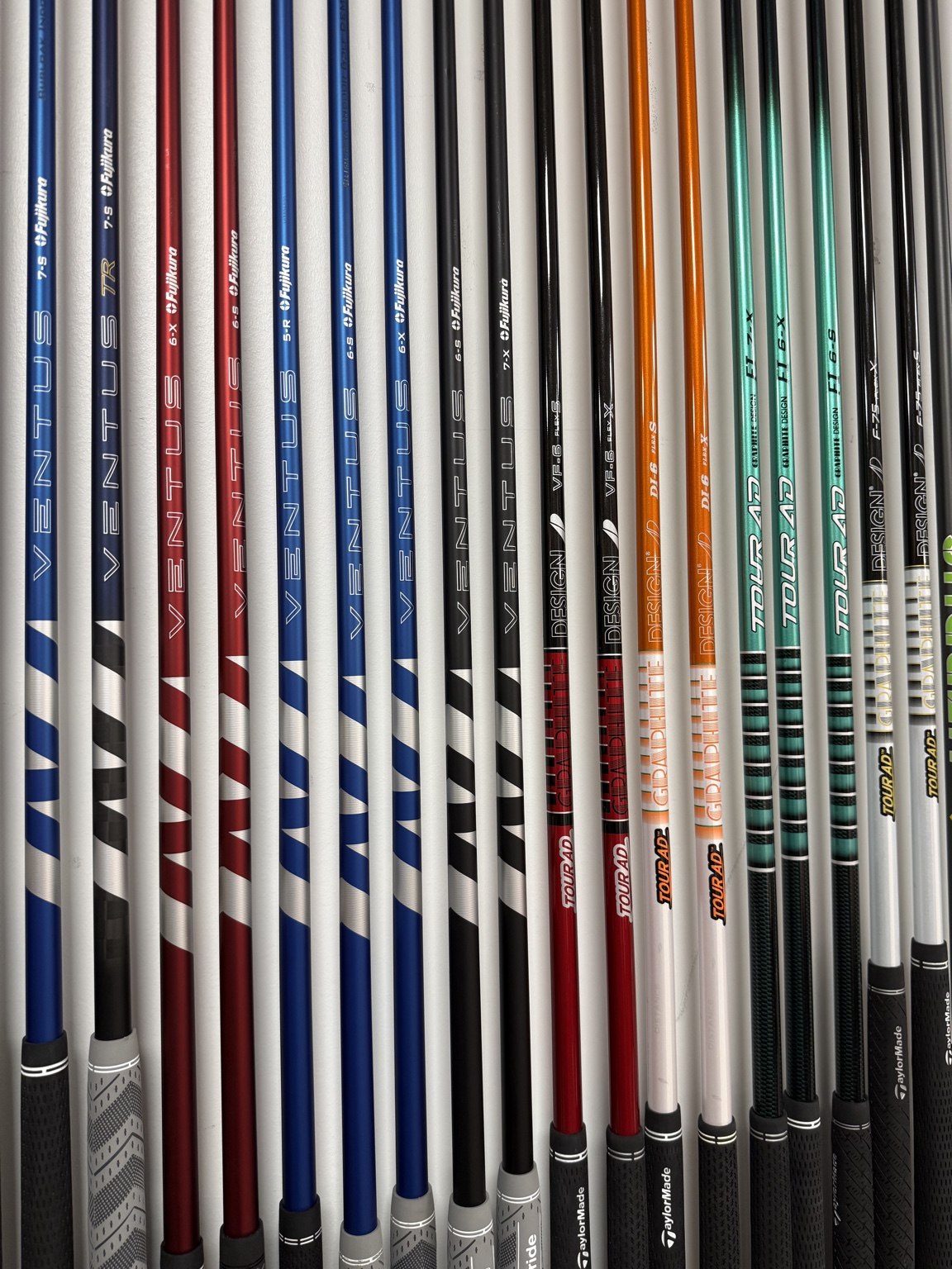Premium Fujikura and Graphite Design fitting shafts