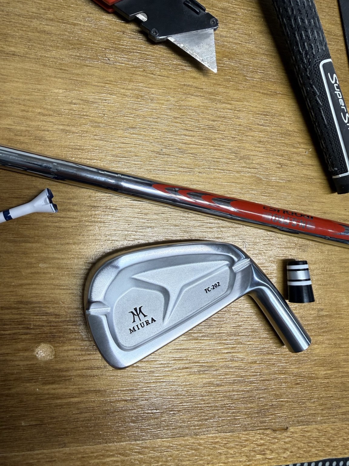 Miura TC-202 iron head with ferrule